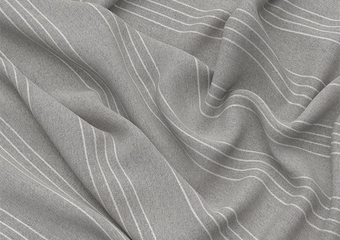 Portofino Stripe, Calm Grey - Twist&Fit Roman Blind - Image 4